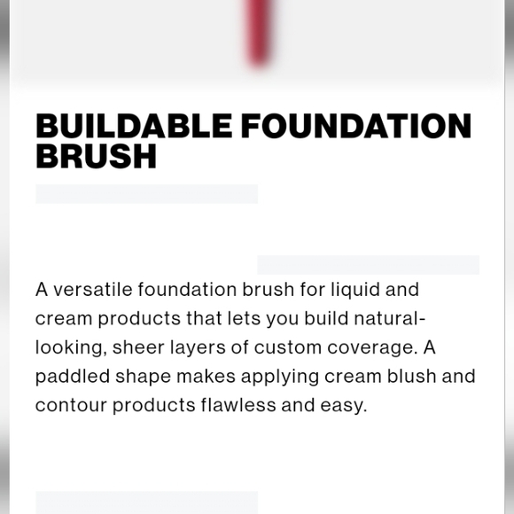 Smashbox "buildable"foundation brush.#13, NEW.....smashbox/ Los Angeles - Picture 4 of 9